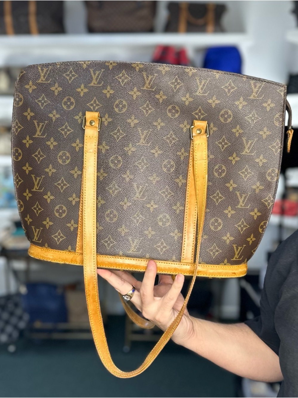 LV MONOGRAM ZIP TOTE
